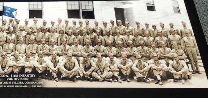 Group Picture of Company A, 116th infantry, 29th division - Image 3