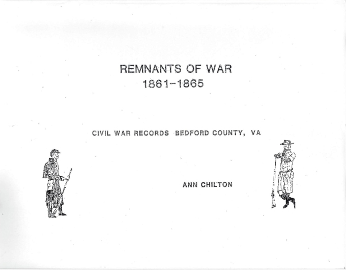 Remnants of War 1861-1865